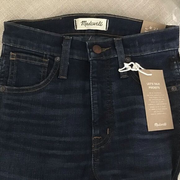 Madewell 10”High Rise Skinny Jeans NWT - Picture 9 of 9